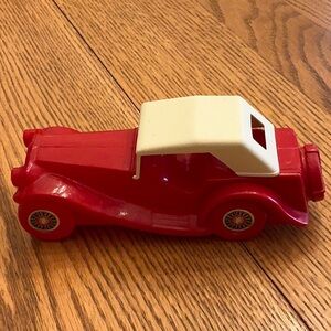 Vintage Avon Red Car Bottle